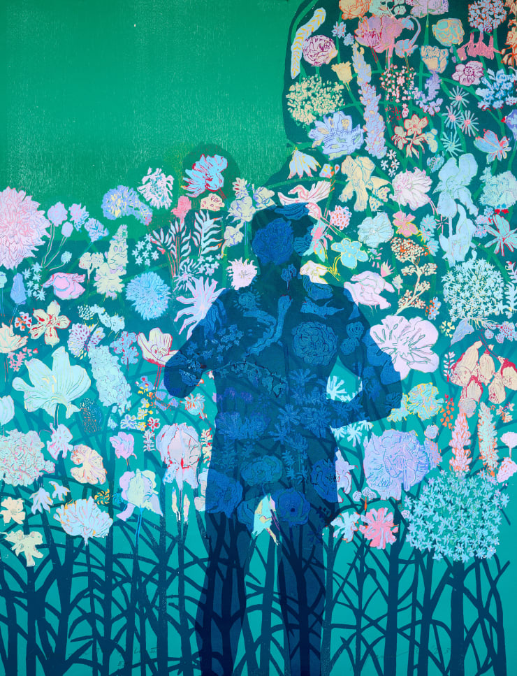 Tom Hammick, Garden in a Time of Loss II. E.V. 13/20, 2023