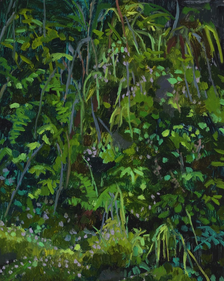 Moss and Grass, 2018 Oil on panel 10 x 8 inches