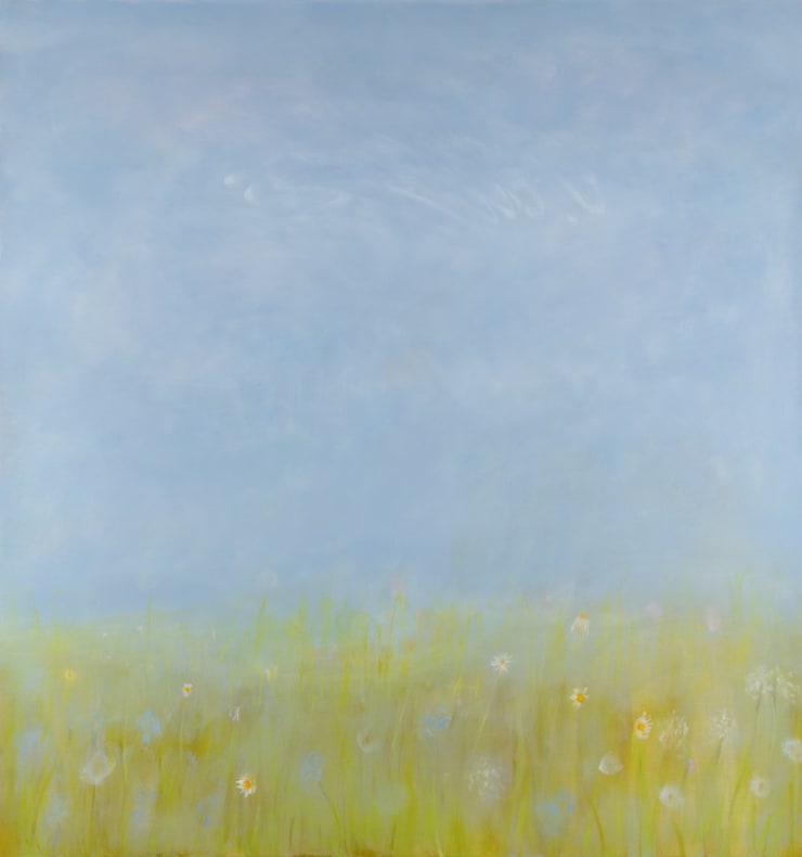 Kathryn Lynch Wildflowers, 2023 Oil on linen 63 x 60 inches