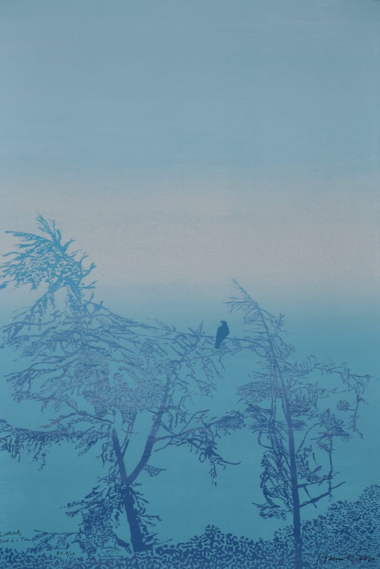 Tom Hammick, Lookout, Bird in a Tree E.V. 8/15, 2021
