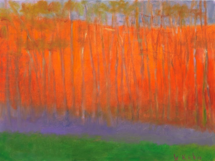 Purple Ground Fog, 2003 Oil on Canvas 24 x 32 in.