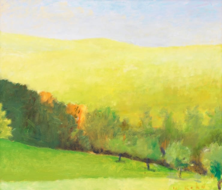 Wolf Kahn, Down to the Apple Orchard, 2006