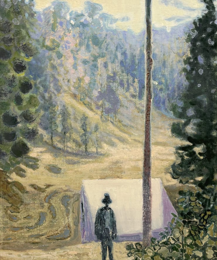 Barry McGlashan, Edge of a Mountain Town, 2025