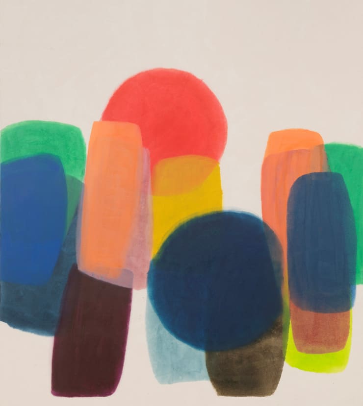 Red Sun, 2023 Acrylic on canvas 65 x 55 inches