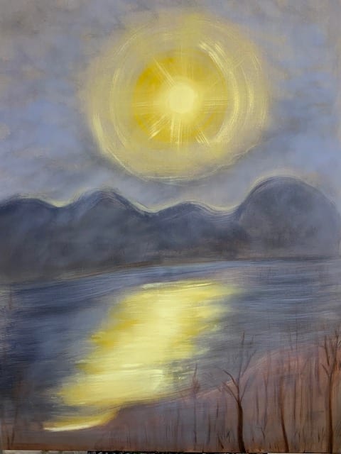 Kathryn Lynch, Sun Reflected/Winter Solstice, 2021