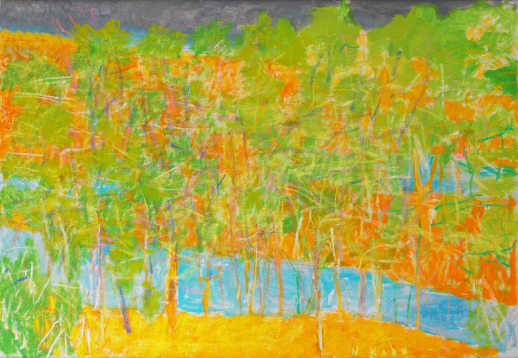 Wolf Kahn, Broken River II, 2012