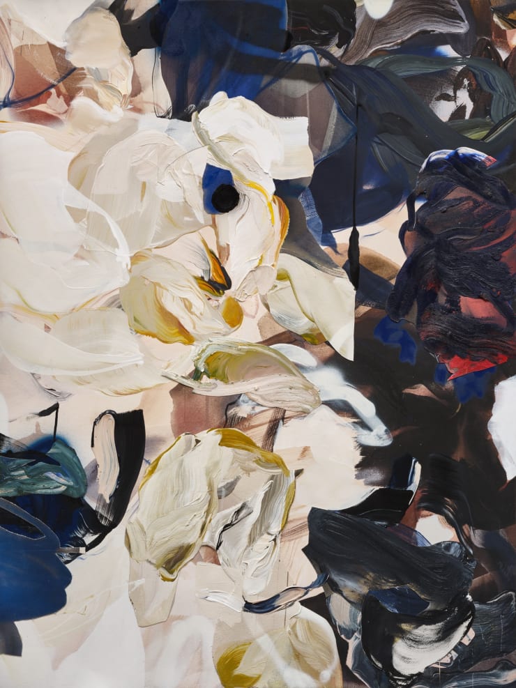 No Dress Rehearsal No. 6, 2025 Mixed media collage on paper 48 x 36 inches Framed dimensions 51 x 39 inches