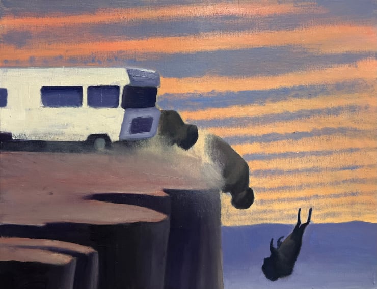 Calling the Bluffs, 2025 Oil on canvas 16 x 20 inches