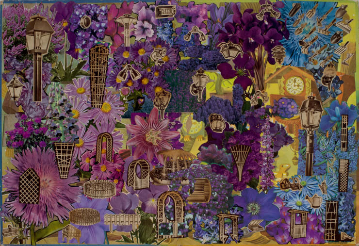 Lance Letscher, Purple Garden, 2021