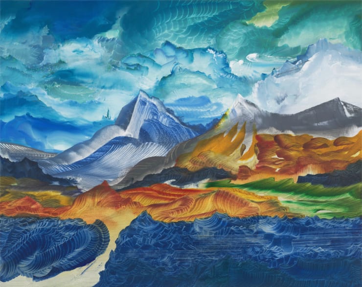 The Long Way Out, 2022 Oil on linen 16 x 20 inches