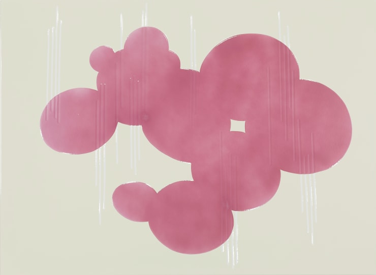 Untitled (#173), 2020 Vitreous enamel on steel 43 1/4 x 59 inches