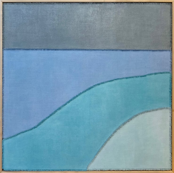 Susan Vecsey, Untitled (Grey/Blue), 2024