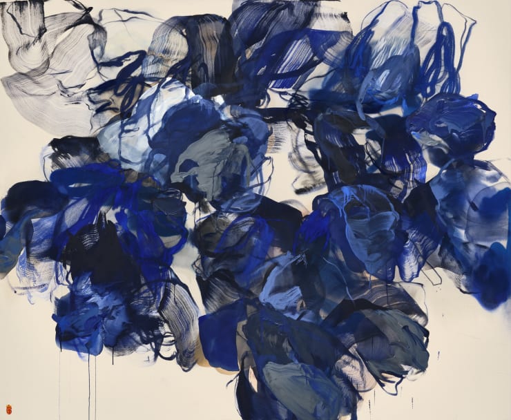 Restoring the Savaged #2, 2021 Mixed media on canvas 66 x 80 inches