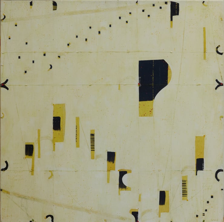 Pietrasanta C06.58, 2006 Mixed media on canvas 30 x 30 inches