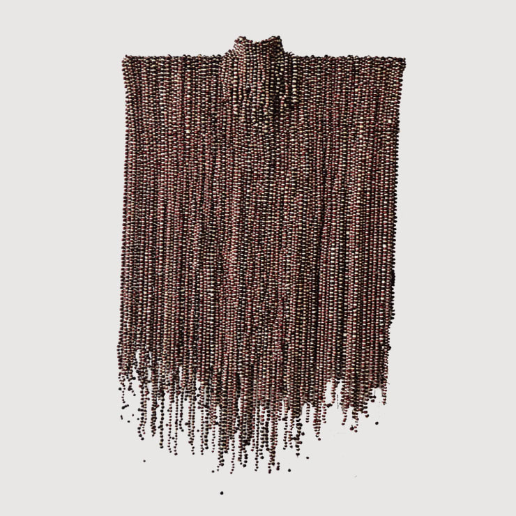 Wood and Bone Tzalan, 2014 Wood and bone 44 7/8 x 24 3/8 x 5 1/2 inches