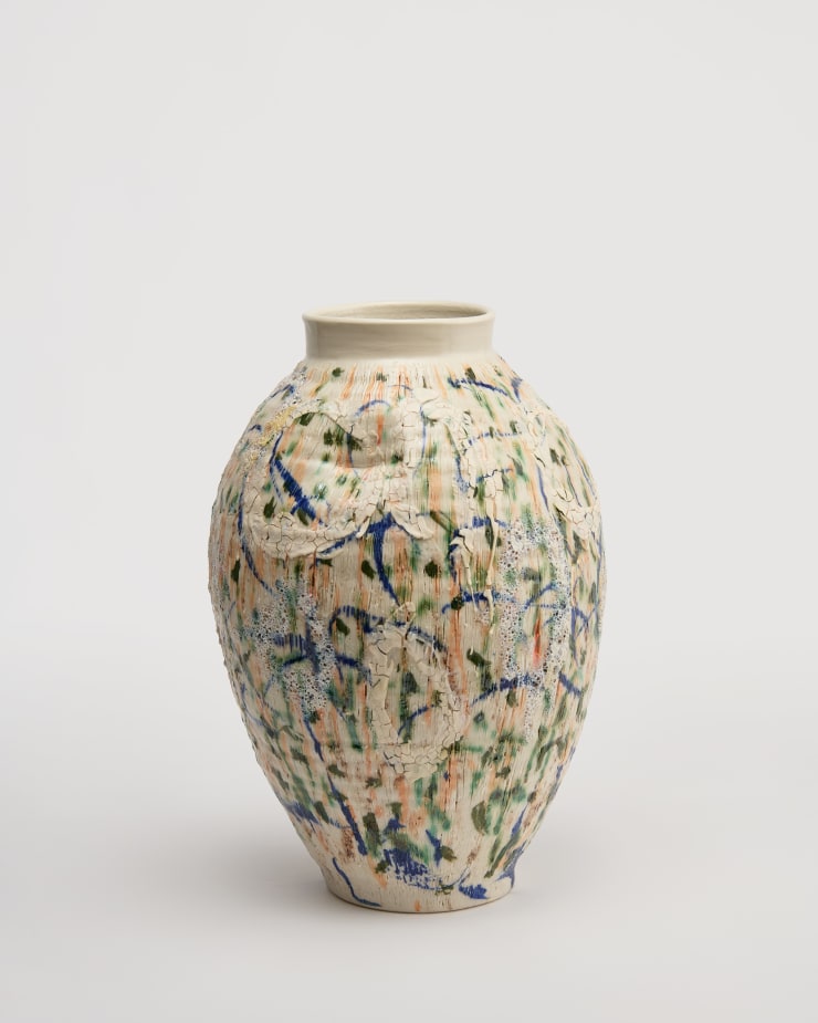 Untitled, 2025 Porcelain, glaze 19 x 12 x 12 inches