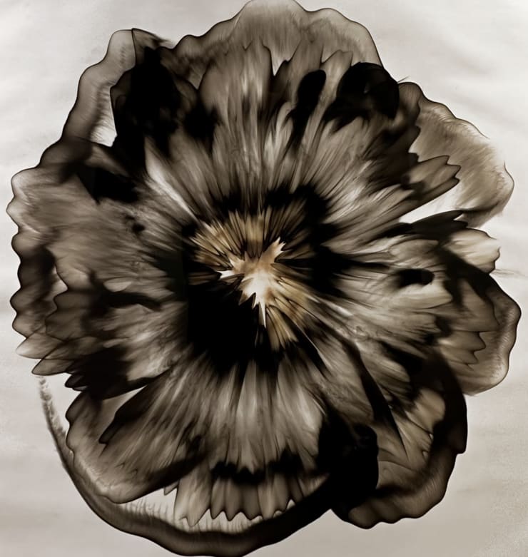 Dennis Lee Mitchell, Untitled (58.7) Smoke on Paper, 2019