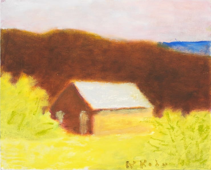 Country Studio, 2010 Oil on canvas 18 x 22 inches Framed dimensions 19 x 22 3/4 inches