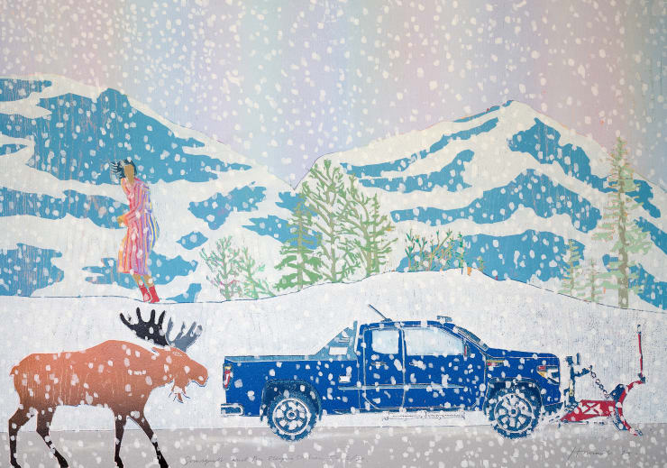 Tom Hammick, Snow Squall and the Sleeping Indian, E.V. 2/20, 2025