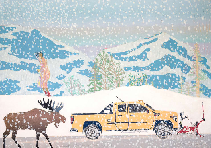 Tom Hammick, Snow Squall and the Sleeping Indian, E.V. 9/20, 2025