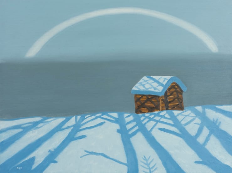 Frosty Rainbow, 2020 Oil on panel 12 x 16 inches