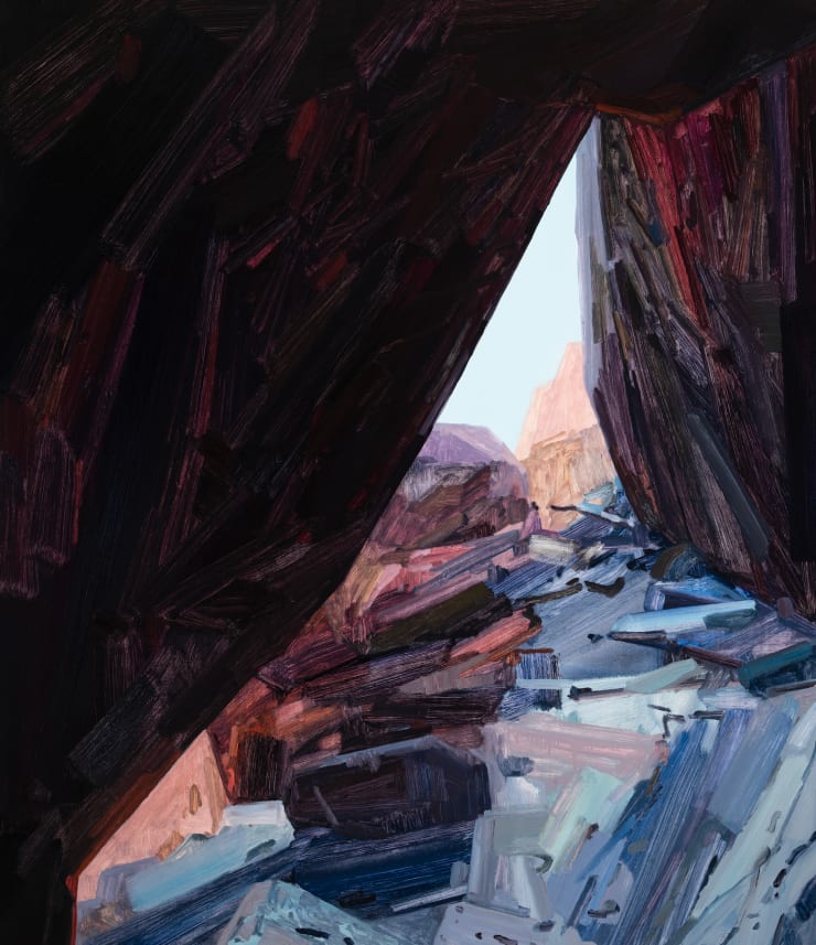 Cave, 2023 Oil on canvas 60 x 52 inches