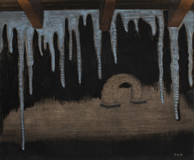 Icicles, 2018-2021 Oil on canvas 20 x 24 inches