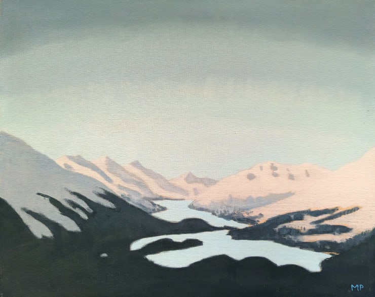 Somewhere in Europe, 2020 Oil on panel 16 x 20 inches