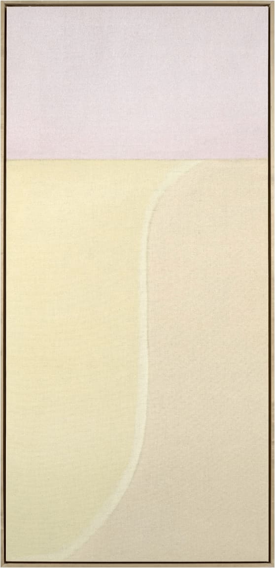 Susan Vecsey, Untitled (Cream/Pink Vertical), 2015