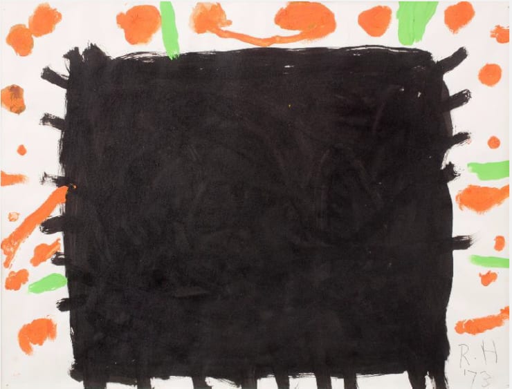 Untitled, 1973 Gouache on paper 12 1/2 x 16 inches Framed dimension 21 x 24 1/2 inches