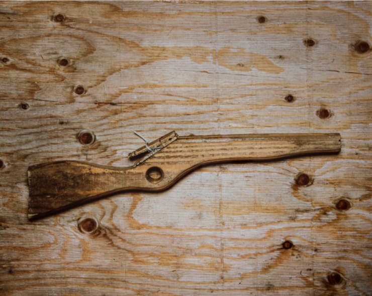 Kristina Loggia, Rubber Band Gun, edition 1 of 2, 2014