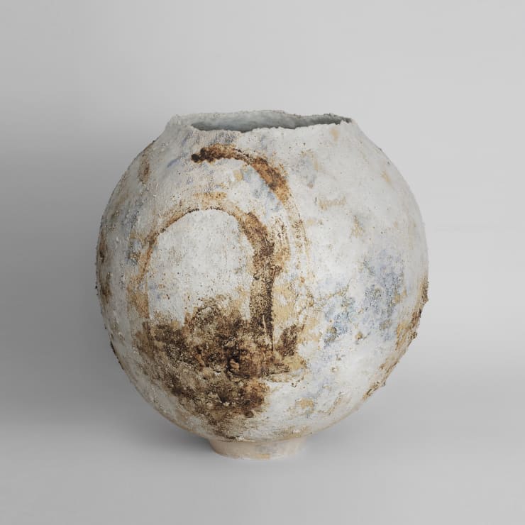 Untitled, 2002 Stoneware, slip and glaze 18 x 16 x 16 inches