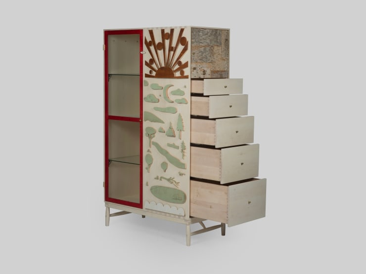 Sawkille Co., Unique Two-Faced Cabinet, 2023