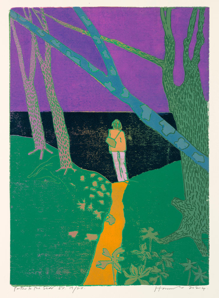 Tom Hammick, Path to the Sea E.V. 19/25, 2024