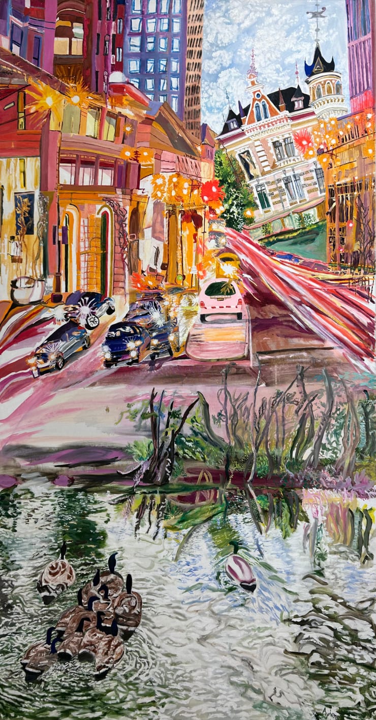 Olive Ayhens, Flyway Intersection, 2018-2019