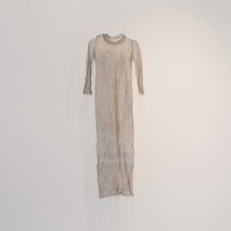 Air Dress, 2010 Knitted wire 60 x 23 1/2 x 5 inches