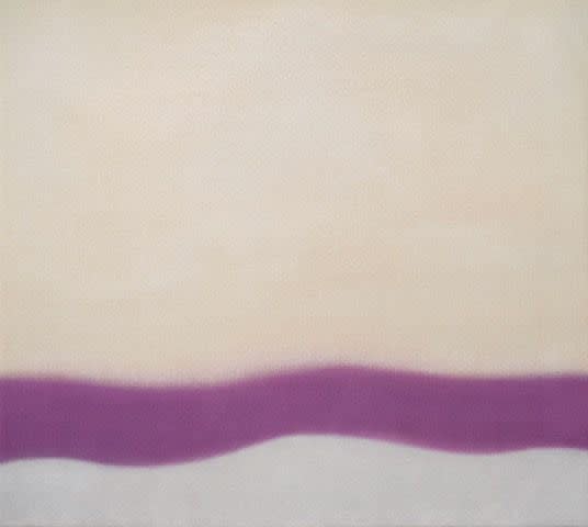 Susan Vecsey, Untitled (Violet Wave), 2020