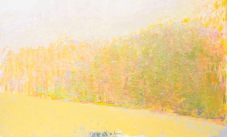 Wolf Kahn, Road Heading Uphill, 2016