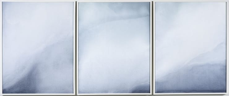 Susan Vecsey, Untitled (White Triptych), 2023