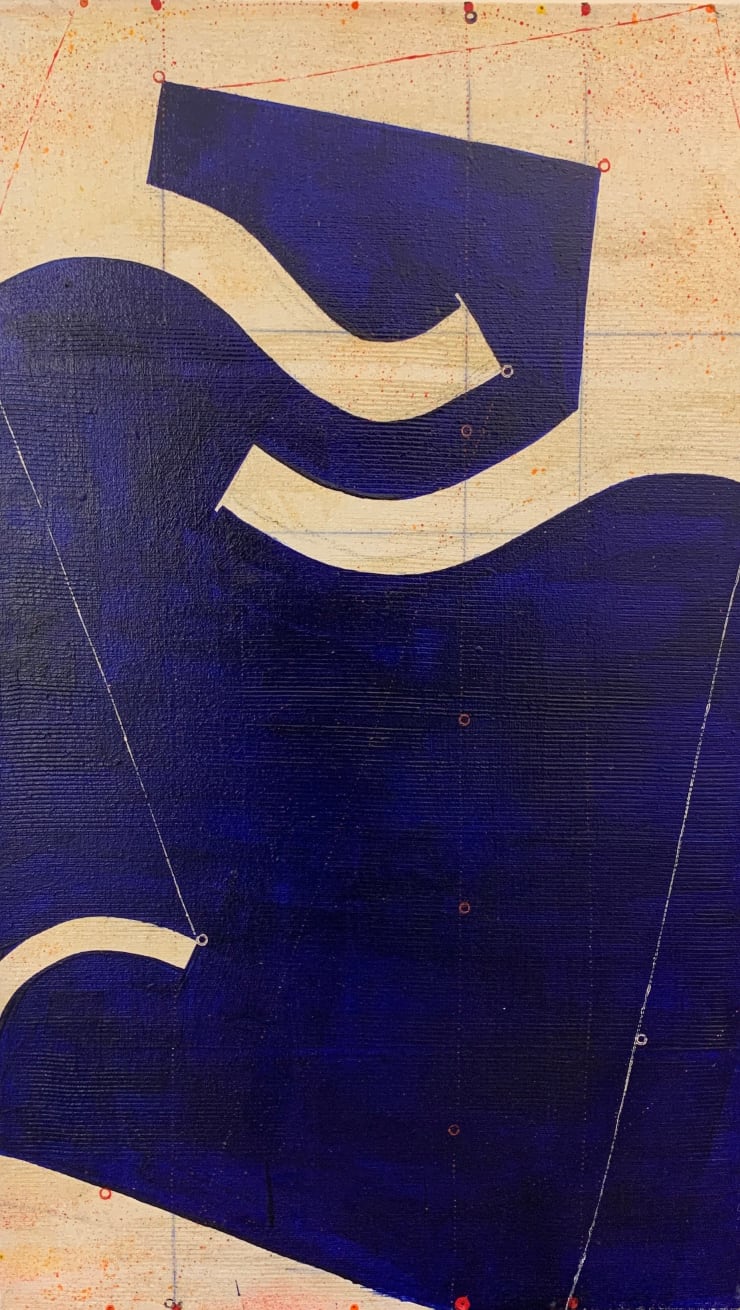 Fifth Street C14.3, 2014 Mixed media on canvas 34 x 20 inches