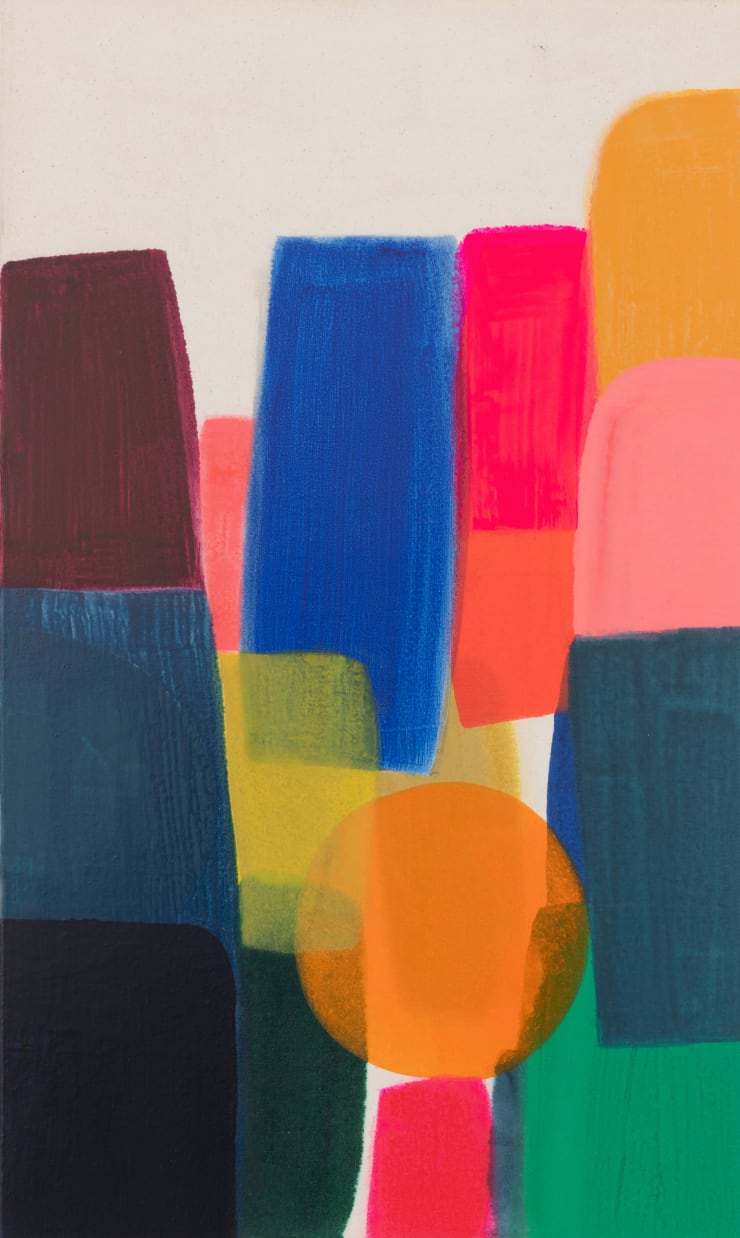 Setting Orange, 2023 Acrylic on canvas 30 x 18 inches