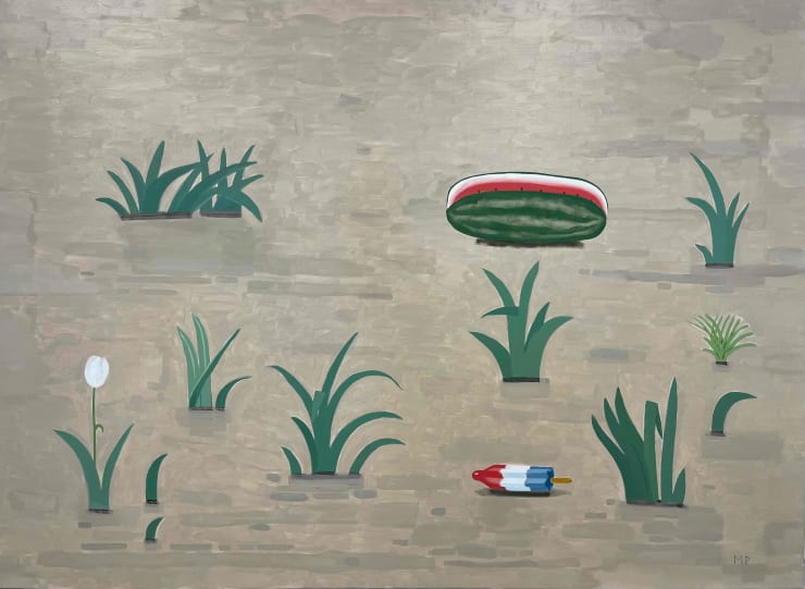 The Tulip Garden No. 1, 2025 Oil on linen 48 x 66 inches