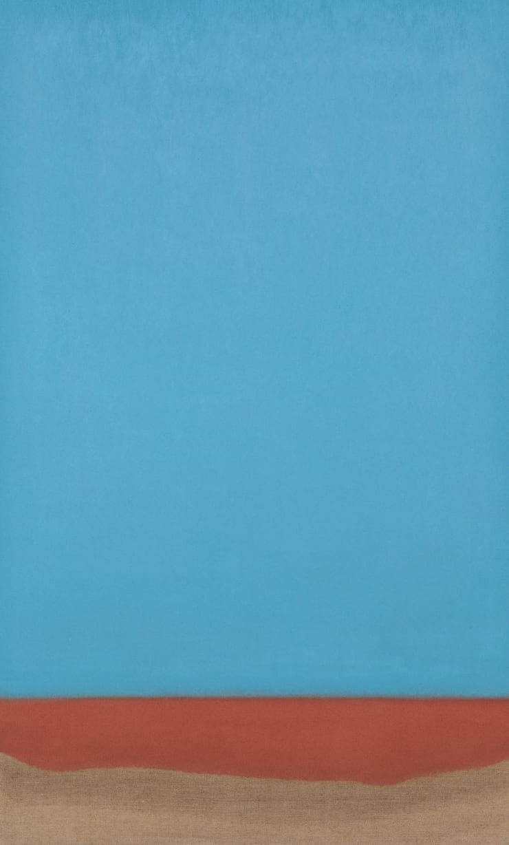 Susan Vecsey, Untitled (Blue/Copper), 2017