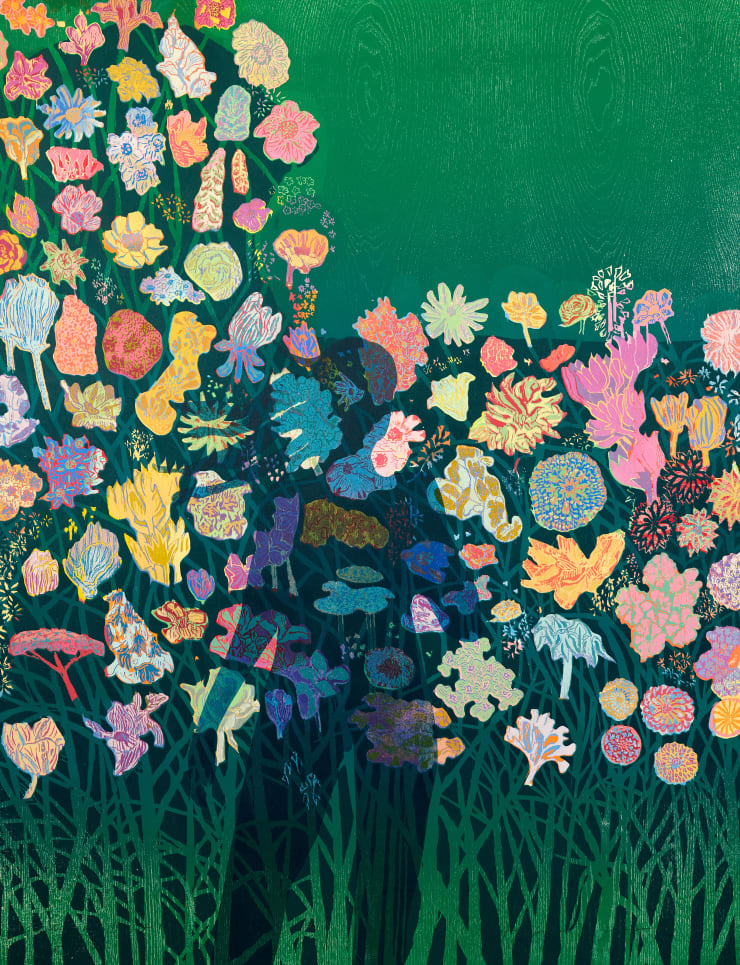 Tom Hammick, Garden in a Time of Loss I, E.V. 7/20, 2023
