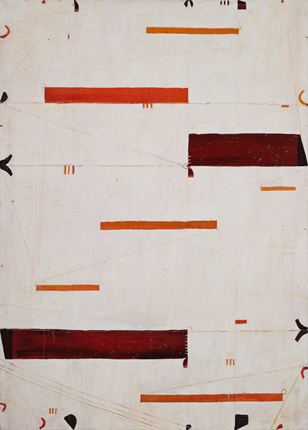 Fifth Street C05.48, 2005 Mixed media on canvas 52 x 37 inches