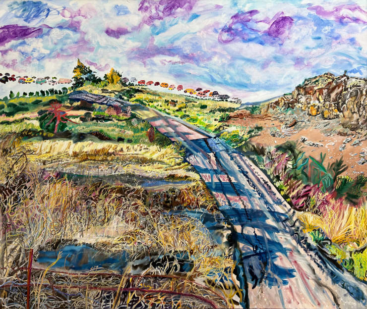 Olive Ayhens, Outskirts of Roswell, 2014