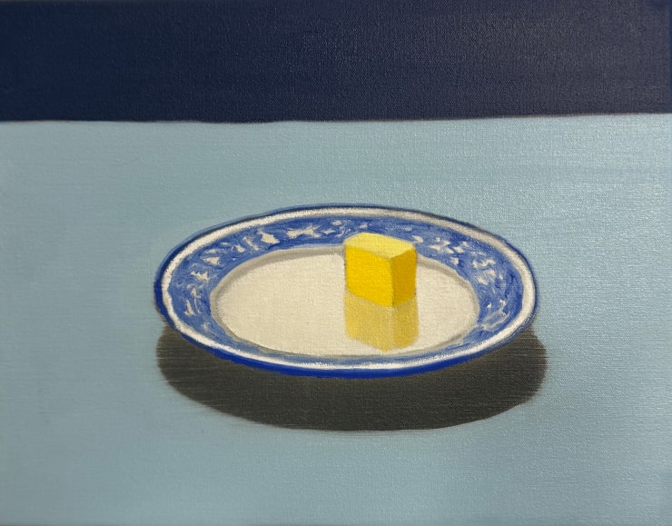 Mike Piggott, Butter (blue), 2025