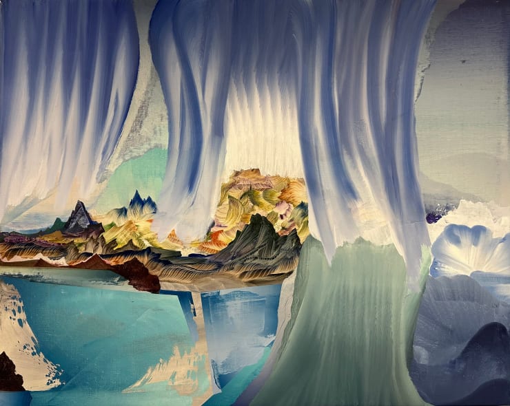 Elliott Green Wall of Sound, 2022 Oil on linen 32 x 40 inches