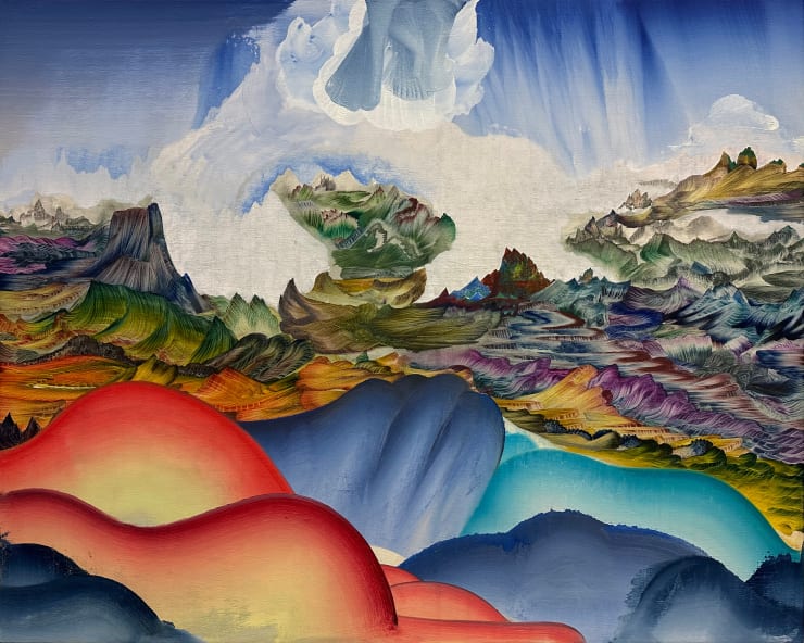 Elliott Green The Me in You, 2022 Oil on linen 32 x 40 inches