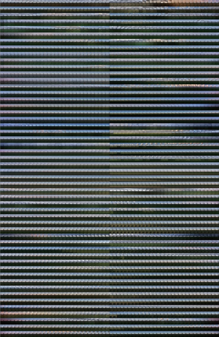 LaPteC : 104 hours x 60 minutes, ed. 1/7, 2025 Digital Pigment Print on 315g Rag (Bergger Fine Art Paper) 90 x 60 inches